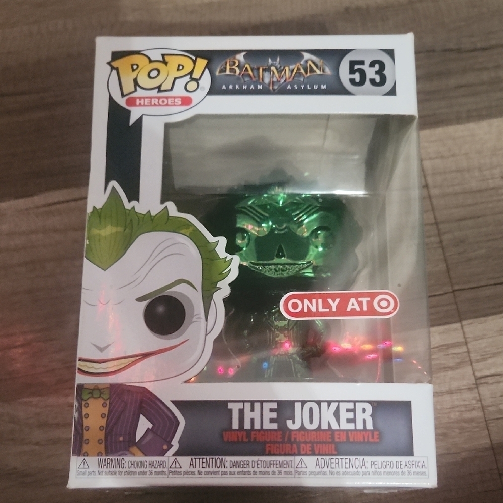 Funko Pop! Heroes The Joker Vinyl Figure - Green and Purple